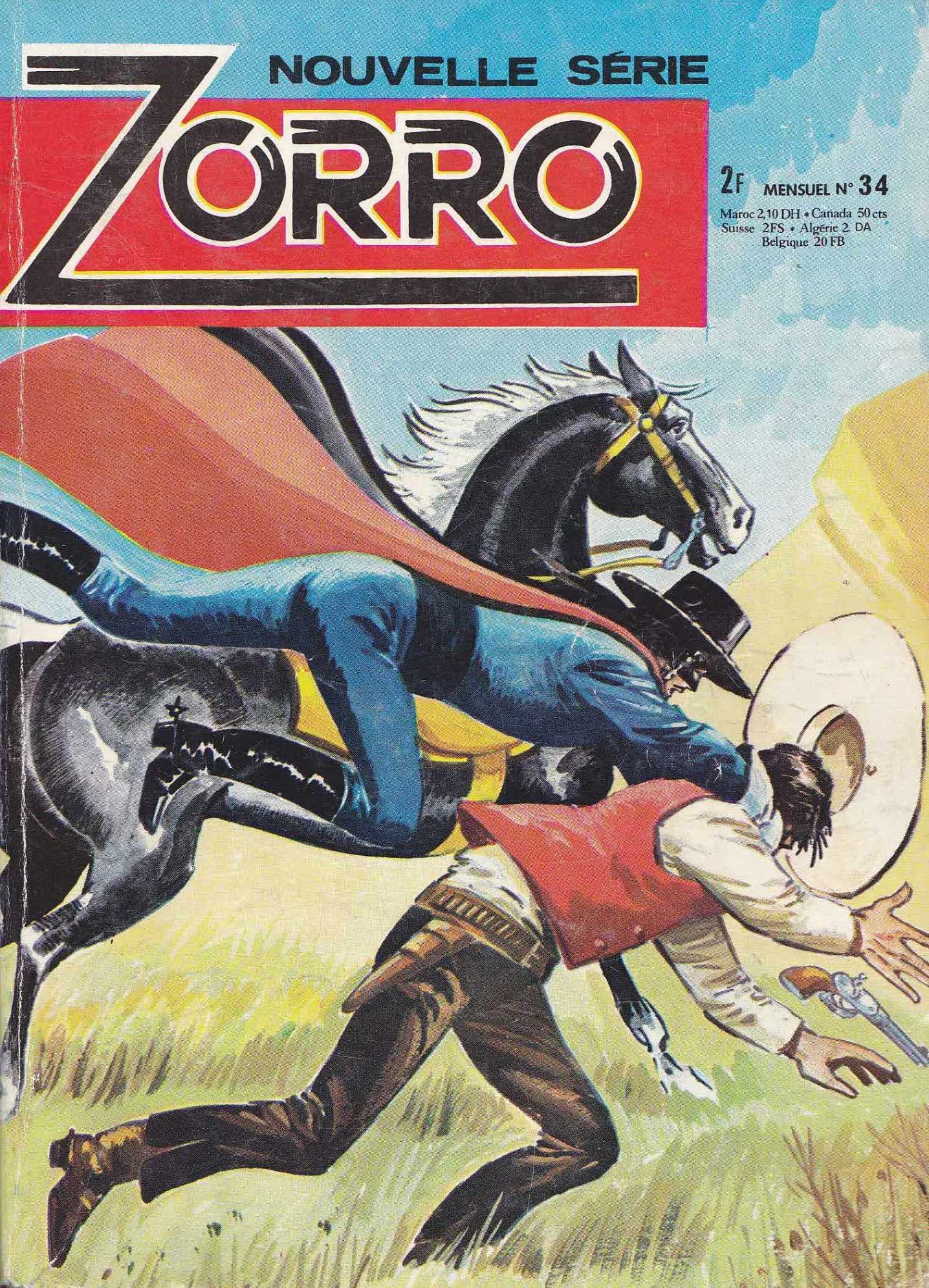 Scan de la Couverture Zorro SFPI Poche n 34